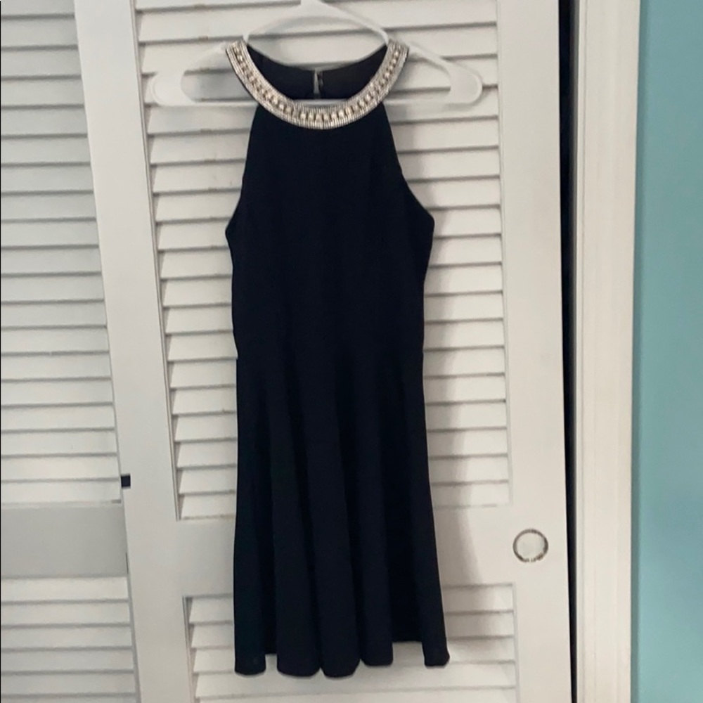 black dress
